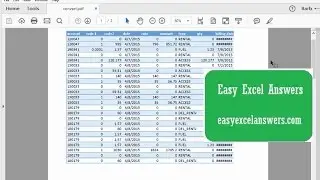 How to convert a PDF to an Excel file