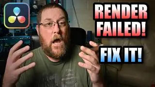 How to fix - or work around - Davinci Resolve Render Failures!