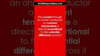 Ohmic Conductor Definition - GCSE Physics
