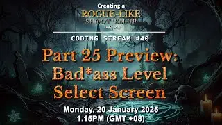 Coding Stream #40 — Creating a Rogue-like (like Vampire Survivors) in Unity