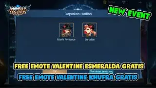 CARA MENDAPATKAN EMOTE VALENTINE ESMERALDA DAN KHUFRA SECARA GRATIS - EVENT VALENTINE MOBILE LEGENDS