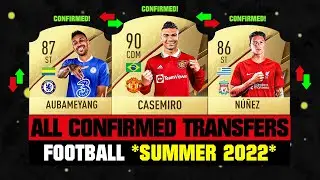 ALL CONFIRMED TRANSFERS NEWS SUMMER 2022 - Football! ✅😱 ft Casemiro, Aubameyang, Nunez… etc