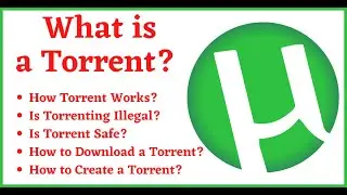 What is Torrent, How do Torrents Work, Is Torrenting Illegal or Safe?