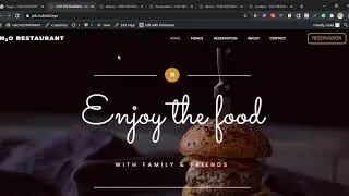 Restaurant Landing page