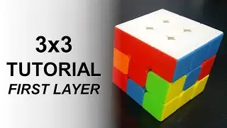 How to Solve 3x3 Rubik's Cube First Layer