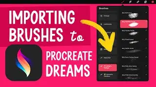 How to Import Brushes to Procreate Dreams