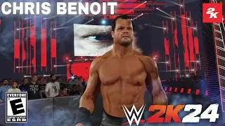 WWE 2K24 Chris Benoit (RIP) w/ Entrance Theme & Graphics Pack | New Epic WWE 2K24 Mods