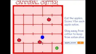 Make & Play Games: Learn Coding - Cannibal Critter