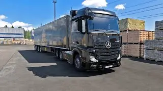 Transporting Stone Wool Through Austria | Mercedes-Benz Actros | Euro Truck Simulator 2