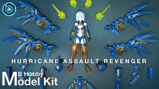 Mecha Fantasy Girl Hurricane Assault Revenger | Speed Build | Model Kit