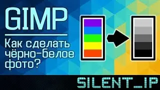 GIMP: Как сделать чёрно-белое фото?