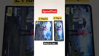 Fold 6 vs Flip 6 SpeedTest OMG 😱🔥🔥🔥