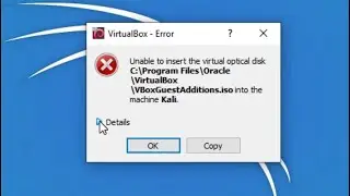 VirltulBox | Unable to insert the virtual optical disk Error Fix