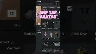 How to put on multiple accessories on your Roblox Avatar on mobile!