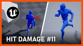Unreal Engine 5 - #11 Simple Hit Damage | How To Create A Third-Person Game
