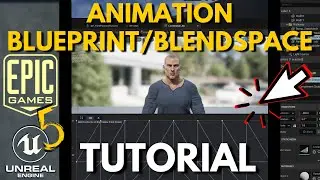 Unreal Engine 5 Tutorial: How to make an Animation Blendspace and Blueprint #ue5 #ue5tutorial