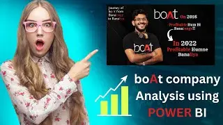 boAt Company Analysis using POWER BI | Power BI Project work | #powerbi