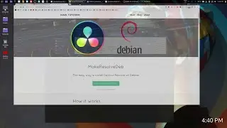 GNU/Linux Tech Tips - Installing Davinci Resolve 15
