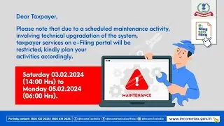 Incometax portal under maintenance | Incometax website not working  |  Income Tax Portal