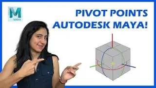 Maya Tutorial: Everything on how to move the pivot point in Maya