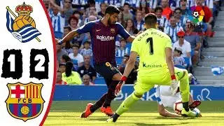 Real Sociedad vs Barcelona 1-2 Resumen Highlights Goles La Liga 15/09/2018