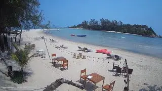 🔴 Lost Beach Bar & Restaurant | Chaweng | Koh Samui | Thailand | Live Beach Webcam | 2160p 4K