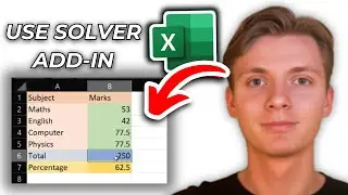 How To Use The Solver Add In In Excel