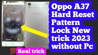 Oppo A37 Hard Reset 2023 New trick without pc Easly 2023