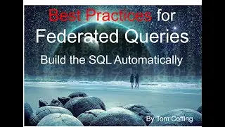 Best Practice Write the SQL Automatically