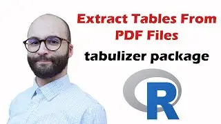 Extract Tables From PDF Files Using R (tabulizer package) - Setup & Installation