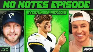 NO NOTES: Re-drafting 2023 QBs, McCarthy O/U, Rankings Pancake Toppings | NFL Stock Exchange