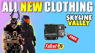 Fallout 76 All New Clothing / Outfits in Skyline Valley!