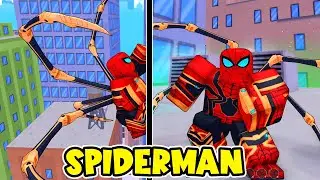 CONSIGO el MEJOR TRAJE de SPIDERMAN en SPIDERMAN SIMULATOR de ROBLOX!