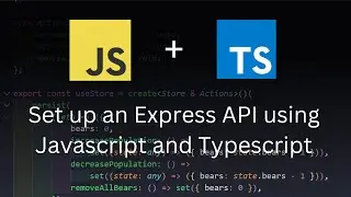 Set up Node API's in Typescript and Javascript