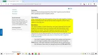 Intel HD Graphics Control Panel is Missing / Not Showing in Windows 10/11