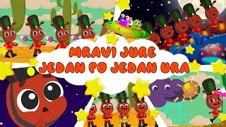 URA URA URA Mravi jure jedan po jedan | Ants Go Marching | pjesmice | decije pesmice | crtani