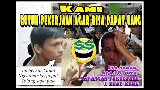 Viral..! Tolong terima kami kerja. Kami juga anak indonesia #dede kurniawan