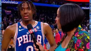 Tyrese Maxey Talks Game 2 Win vs Nets, Postgame Interview