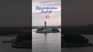 Happy Independence Day #America #july4th #statueofliberty #newyork #cruise #cruiseport #subscribe