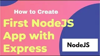 How to create your first Nodejs application with Express in 5 mins | 2020