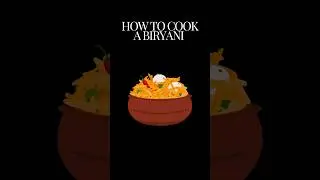 How to cook a chicken biryani #recipe #shorts