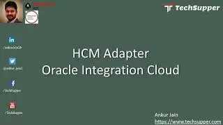 Oracle HCM adapter in Oracle Integration Cloud