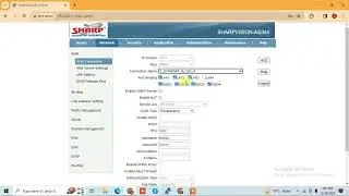 AS 344 ONT router configuration | setup sharp vision router | username and password