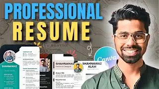 How to Design a Job Winning Resume in Minutes Using Canva | G Tech Education | Resume Kaise Banayen