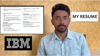 IBM placement preparation |  Resume That Got Me Into IBM | How to Write a Resume For Freshers