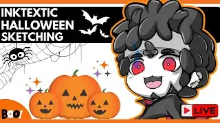 Halloween sketching, anime inktextric theme cute chibi monster  #HowToDraw #Drawing #halloween