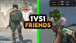 1vs1 Friends In CS2 - EASY and Working!