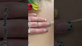 💅🐄Very easy nail art design #nailart2023 #youtubeshorts #shorts