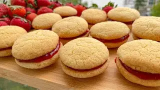 Delicious biscuits without eggs A simple and quick recipe