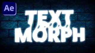 EFEITO METAMORFOSE de TEXTO e LOGO no AFTER EFFECTS - SEM PLUGINS - TEXT MORPH